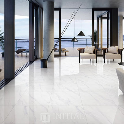 Marble Look Tile Arctic White Matt 300X600 ,