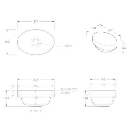 ADP Glacier Lite Mini All Door Floor Mount Vanity on Kickboard