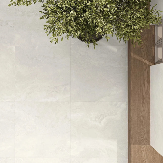 Travertine Look Summer Bianco Smooth Grip ,