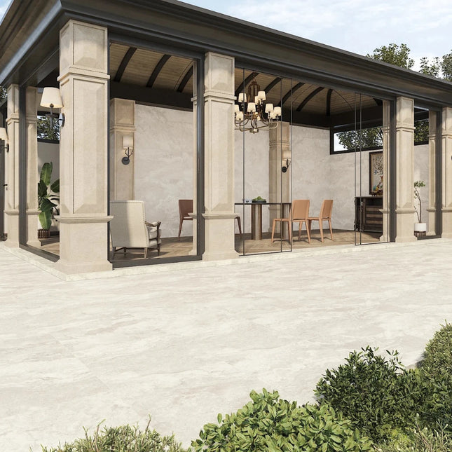 Travertine Look Summer Greige Smooth Grip ,