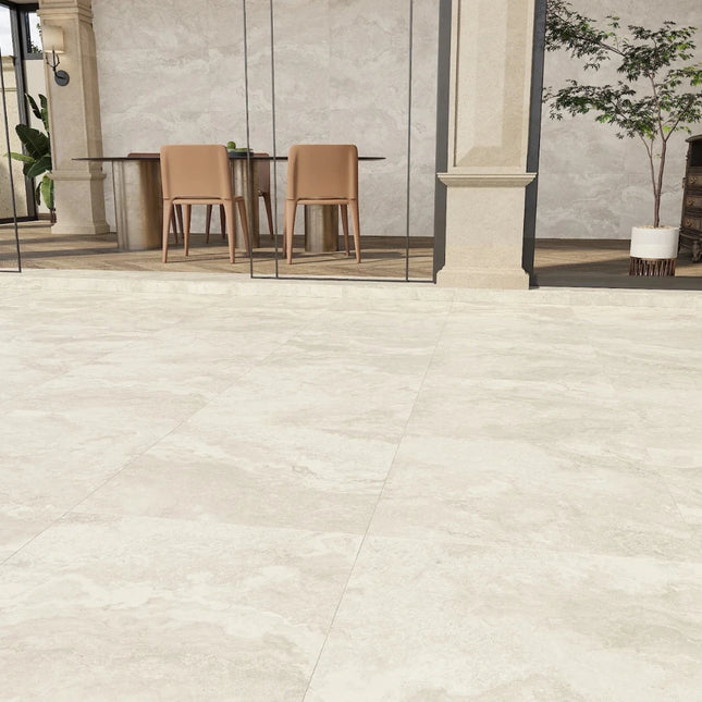 Travertine Look Summer Greige Smooth Grip ,