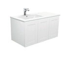 With Moulded Basin-Top - Dolce Offset Gloss White