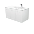 With Moulded Basin-Top - Dolce Offset Gloss White