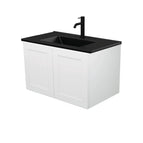 With Moulded Basin-Top - Dolce Ceramic Matte Black