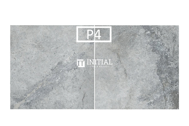 Outdoor Paver Travertine Look Tile Grey 600X600X20 ,