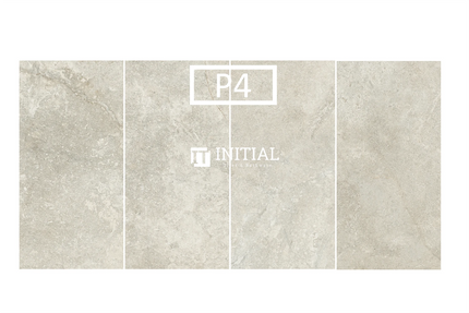 Outdoor Travertine Look Tile Ivory 600X1200X10 Matt ,