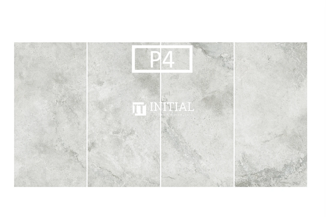 Outdoor Travertine Look Tile Light Grey 300X600X10 Matt ,