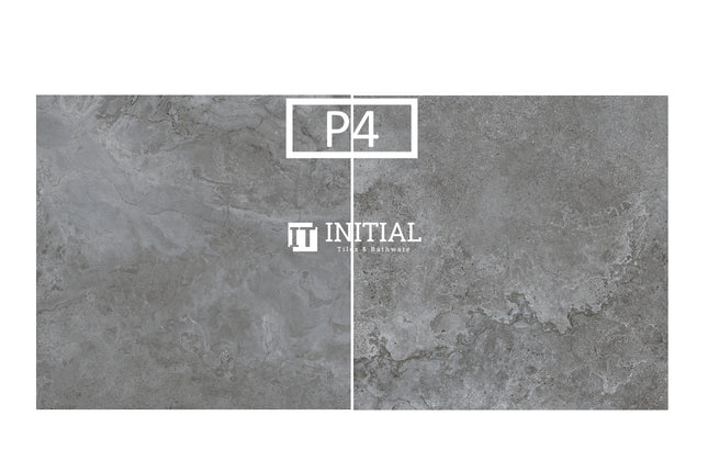 In & Out Travertine Look Bodi Dark Grey 300X300X10 ,