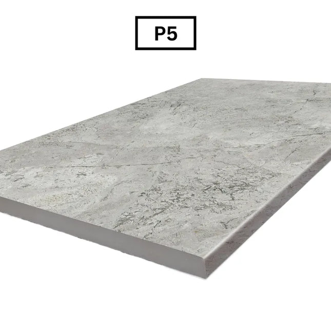 In/Out Stone Look Tudor Extra Grey Bullnose Pencil Edge 400X600X20