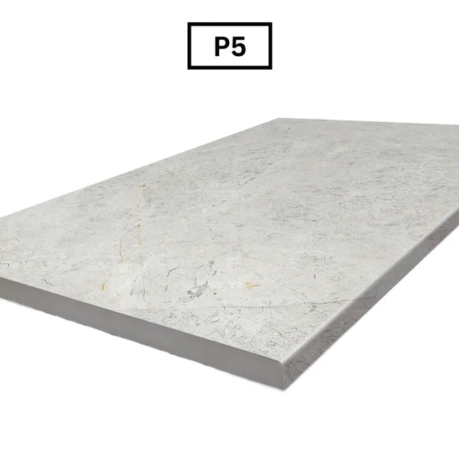 In/Out Stone Look Tudor Extra Silver Bullnose Pencil Edge 400X600X20