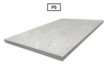 In/Out Stone Look Tudor Extra Silver Bullnose Pencil Edge 400X600X20
