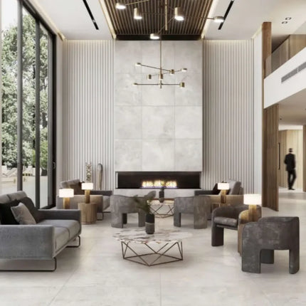 In/Out Travertine Look Tudor Extra Silver SurfaceTec