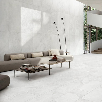 In/Out Stone Look Tudor Extra White Surface Tec 600X1200