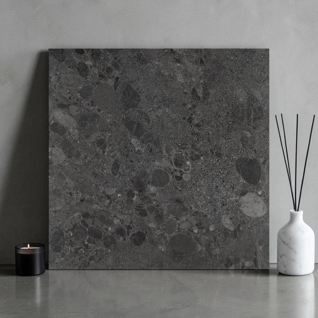 Stilla Black Matt 600X600 ,