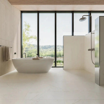 Marble Look Tile Tibono Alabaster Matt