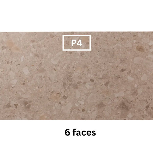 In/Out Terrazzo Look Tile Tassie Cream Porcelain 600X1200