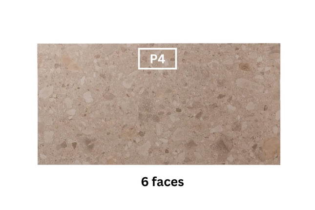 In/Out Terrazzo Look Tile Tassie Cream Porcelain 600X1200
