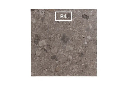 In/Out Terrazzo Look Tile Tassie Dark Grey Porcelain 600X600