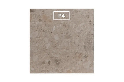 In/Out Terrazzo Look Tile Tassie Light Grey Porcelain 600X600