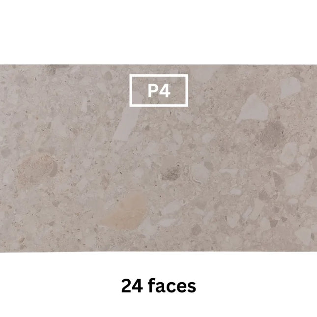 In/Out Terrazzo Look Tile Tassie White Porcelain 300X600