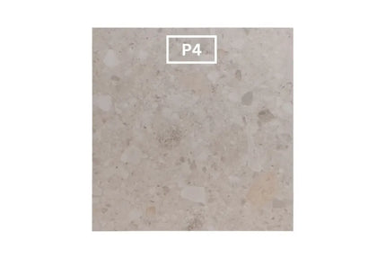 In/Out Terrazzo Look Tile Tassie White Porcelain 600X600
