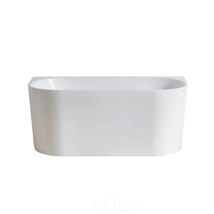 Veni 1500 Back To Wall Bathtub Gloss White Non-Over Flow 1500X750X600 ,