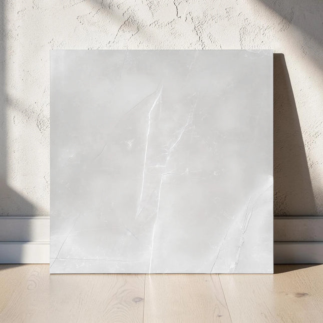 Marble Look Floor & Wall Tile Vaucluse Grey 600X600 Matte / Polished ,