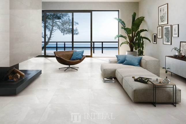 Marble Look Tile Vaucluse Ivory Polished 600X600 ,