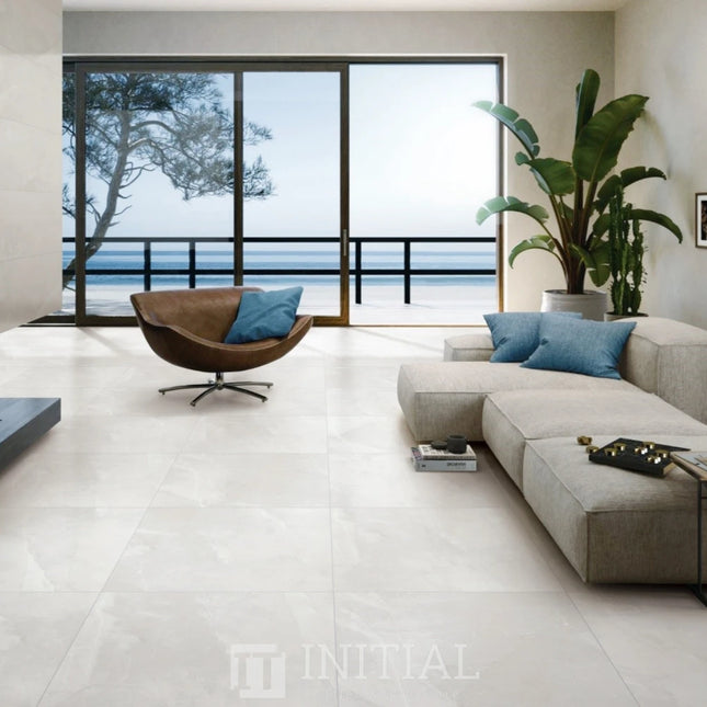 Marble Look Tile Vaucluse Ivory Polished 300X600 ,