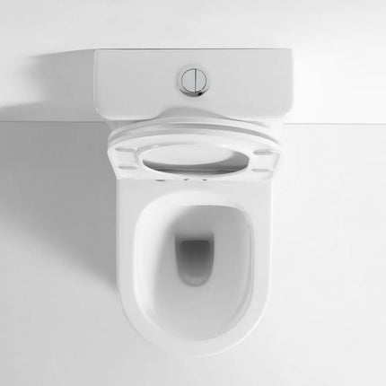 Warren Quiet Flush Rimless Back to Wall Toilet Suite Gloss White 650X370X850