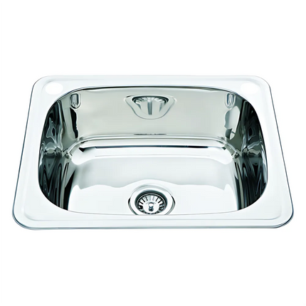 Eden Stainless Steel Drop-in Laundry Sink 35L 555 X 455X 200mm