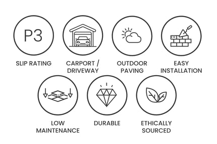 Cobblestone Torino Marble 200X50X30 ∣ 200X100X30 mm