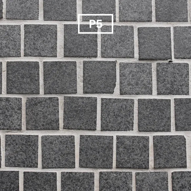 Cobblestone Night Black Granite 100X100X20/30 ∣ 200X100X20/30 mm