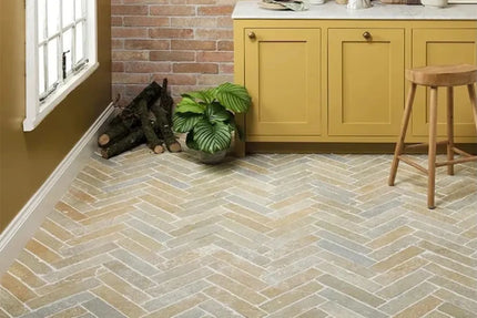 Cobblestone Sicily Beige Limestone 100X100X20 ∣ 100X100X30 mm