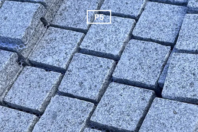 Cobblestone Speckled Grey Granite 100X100X20/30 ∣ 200X100X20/30 mm