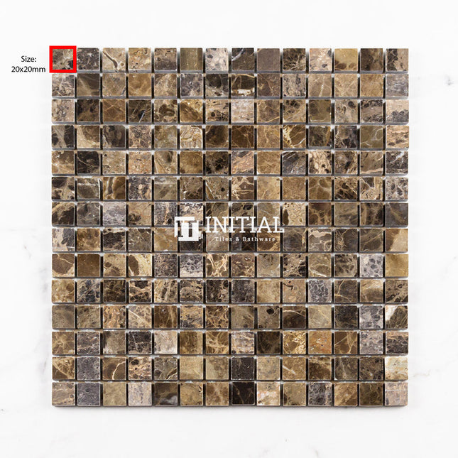 Dark Emprador Porcelain Feature Tile 300X300mm ,