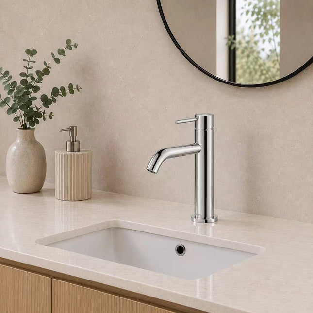 Fienza Kaya Basin Mixer Tap Chrome, 3 Sizes ,