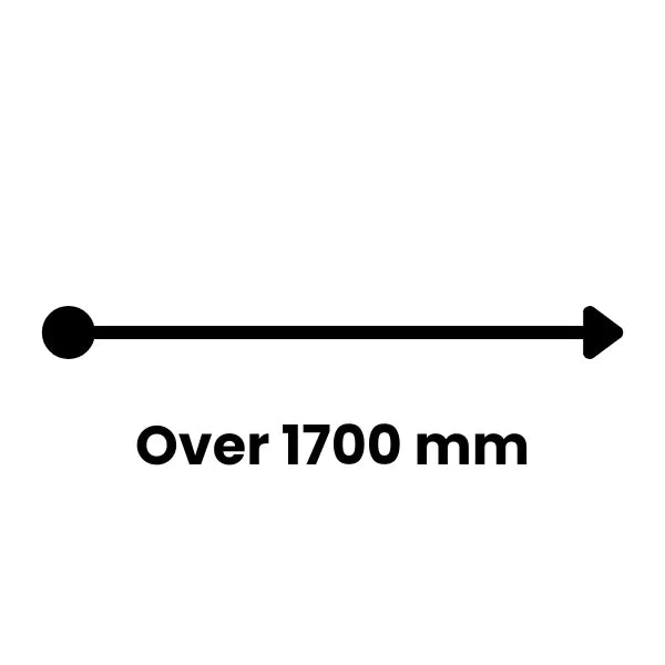 <p>Over 1700mm</p>