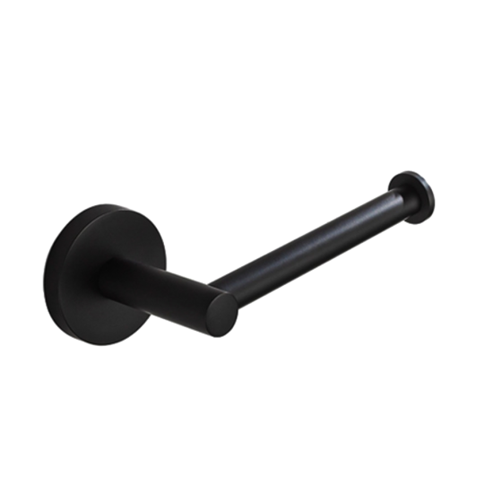 Louis Lever Round Toilet Paper Roll Holder Matte Black ,