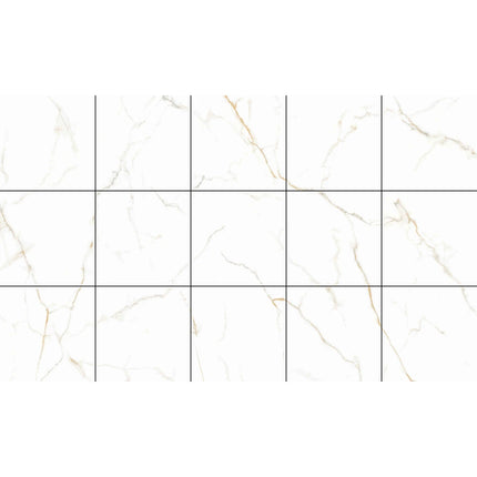 Marble Look Statuario Gold 600X600 Soft Matte / Polished ,