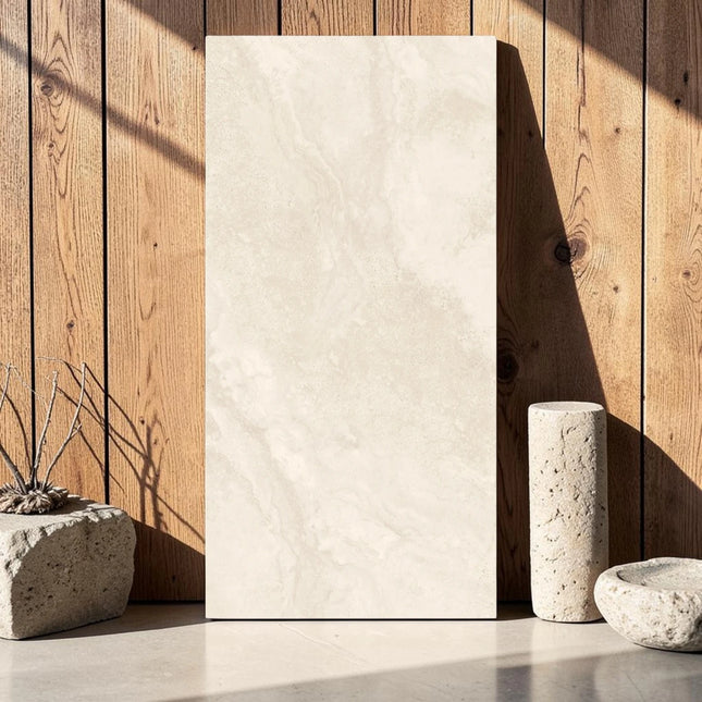 Travertine Beige Matt 600X1200 ,