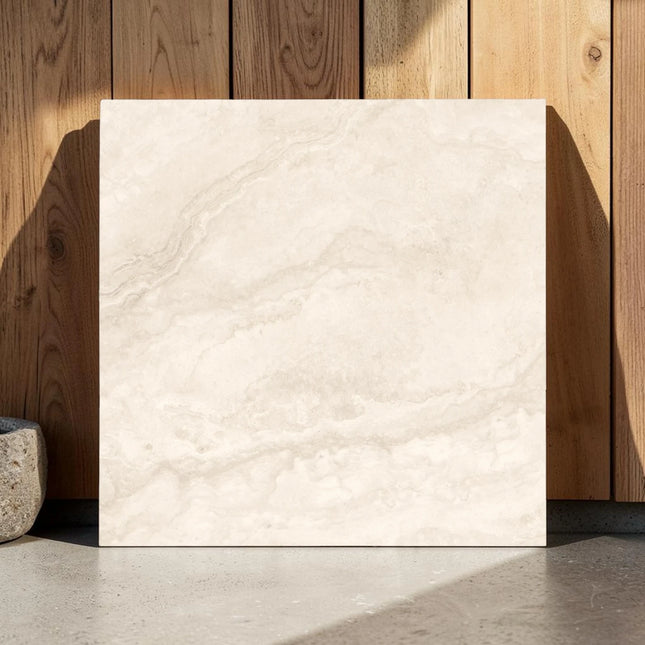 Travertine Beige Matt 600X600 ,