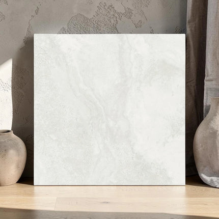 Travertine White Matt 600X600 ,