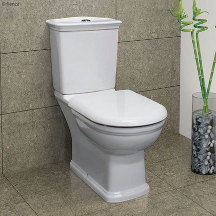 Fienza Rak Washington Close Coupled Toilet Suite, White, S-Trap 240 ,