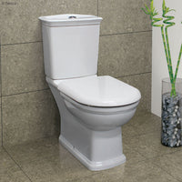 Fienza Rak Washington Close Coupled Toilet Suite, Gloss White, P-Trap ,