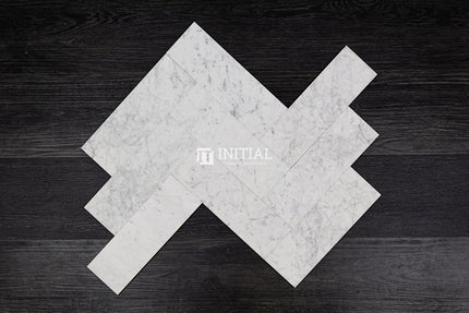 Carrara White Honed Marble 100X300mm ,