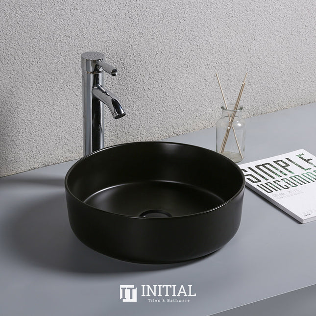 Matt Black Above Counter Basin 360x360x120 ,