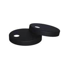 Fienza Seat Hinge Covers for Slim Seats, Matte Black ,