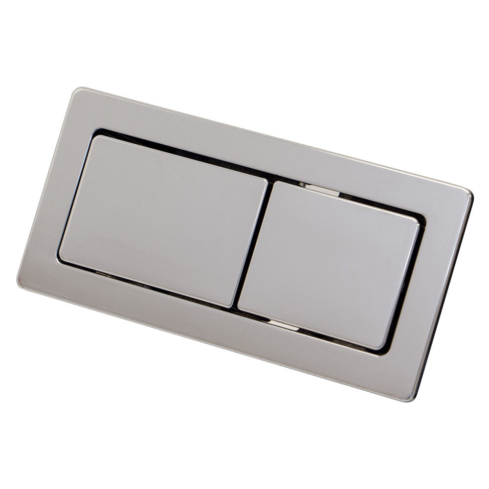 Fienza Rectangular Flush Buttons For Back To Wall Toilets, Chrome ,