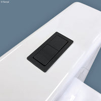 Fienza Rectangular Flush Buttons For Back To Wall Toilets, Gun Metal ,